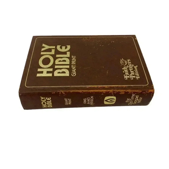 The Holy Bible King James Version Giant Print Hardcover Faith Partners Edition - Picture 3 of 5